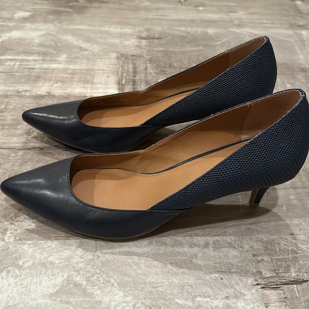 Calvin Klein Blue Pointed Toe Pumps Size 7.5